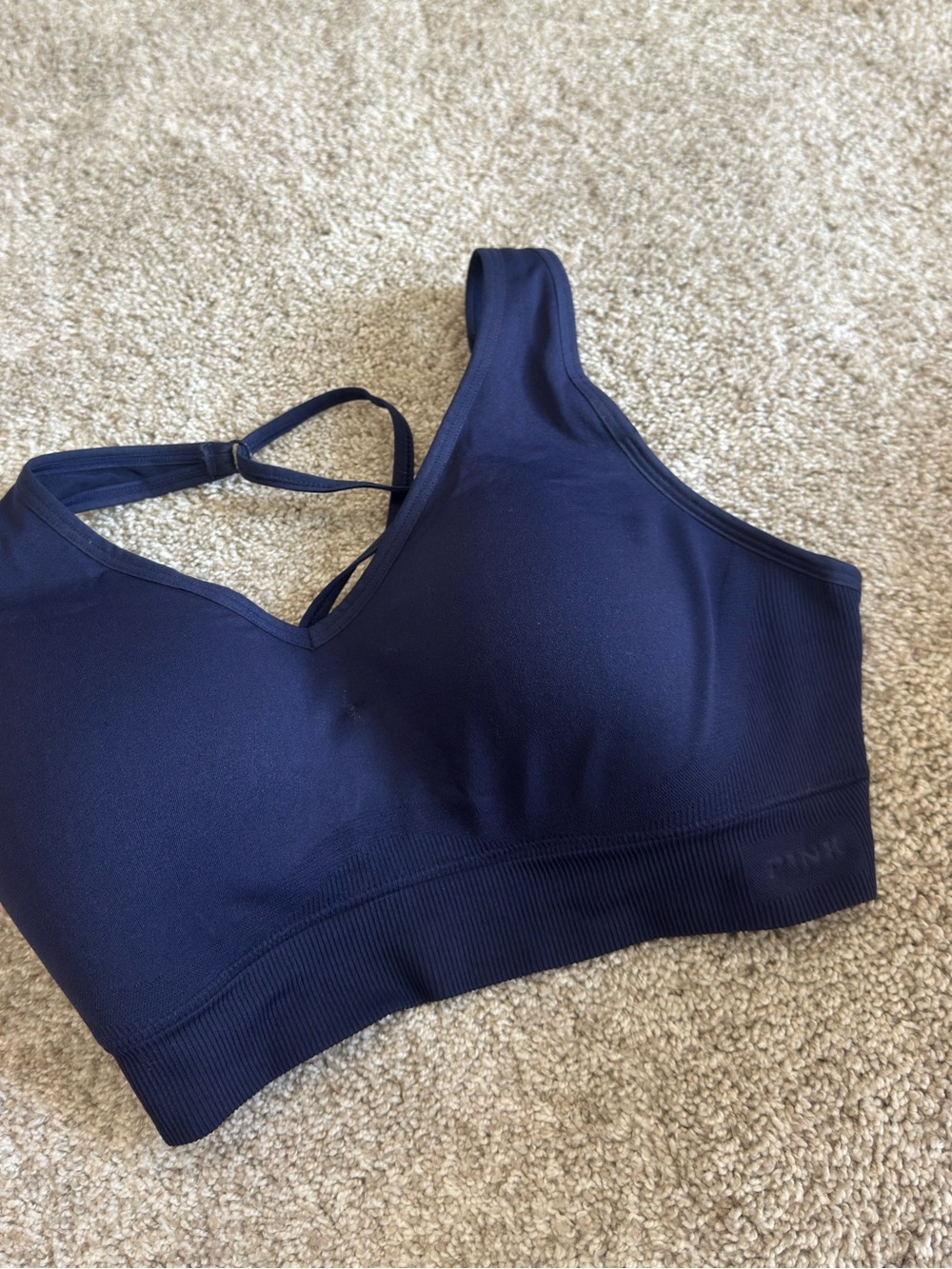 NWOT PINK Victoria's Secret Navy Seamless Sports Bralette